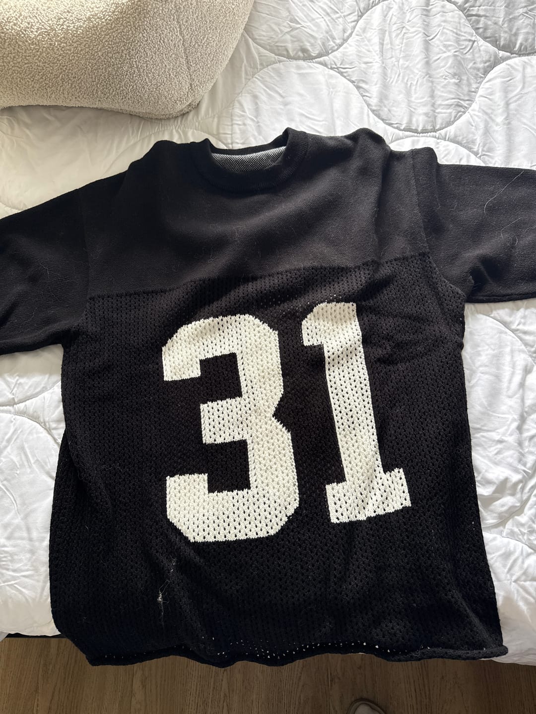 Customer photo review of KNIT JERSEY BLACK