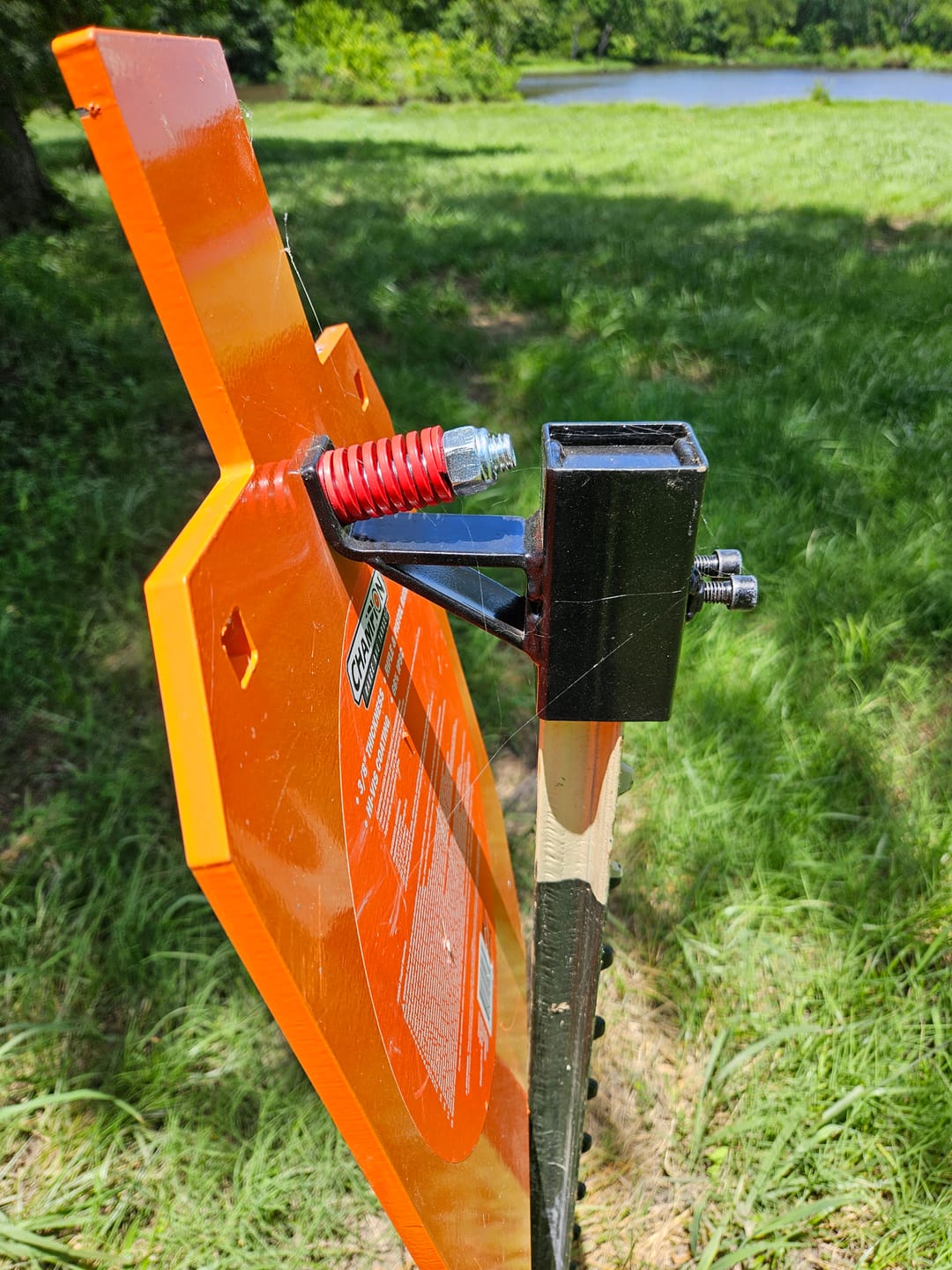 Customer photo review of T-Post Target Mount Bracket - 2 PACK
