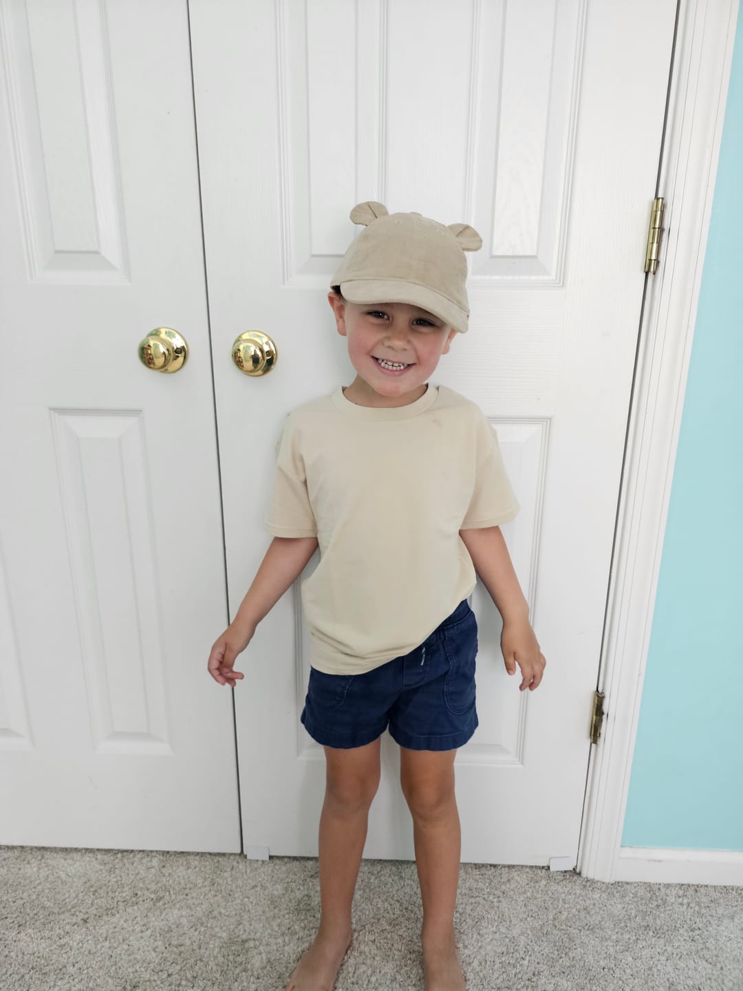 Customer photo review of Oat Bamboo Terry Kids Oversized T-Shirt