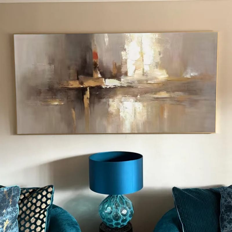 Customer photo review of Abstract Painting Canvas #AP125