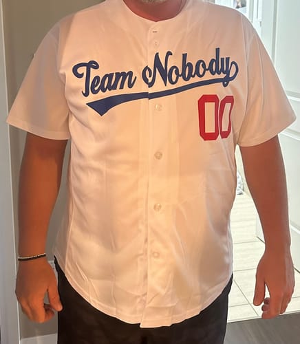 Customer photo review of Custom White Royal Classic Style Baseball Jersey for Women