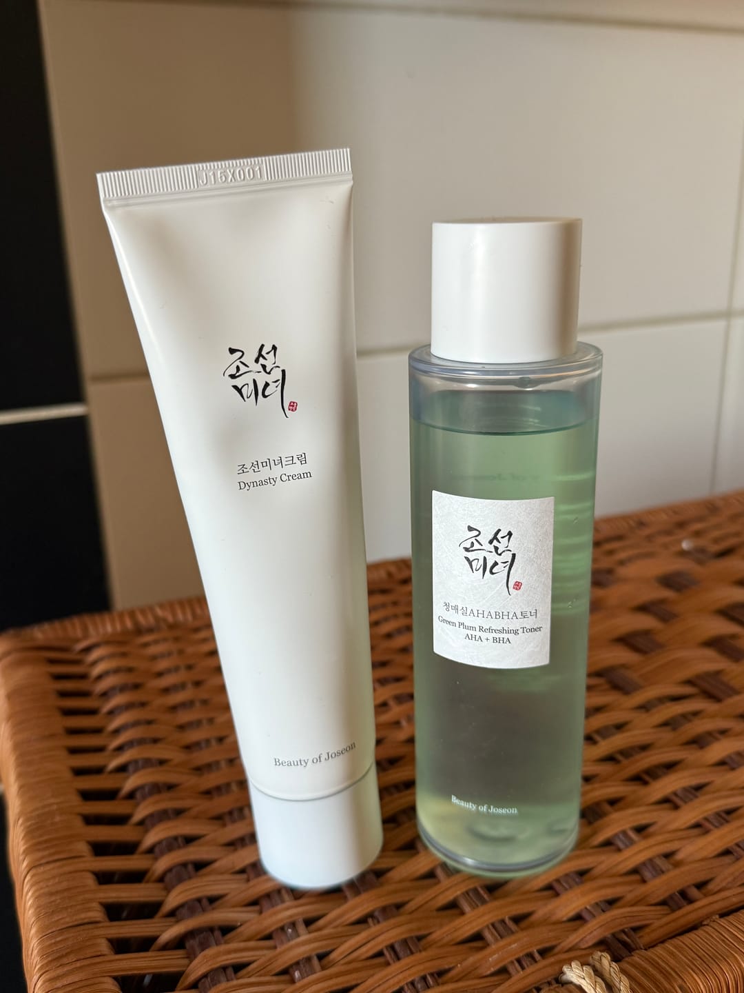 Customer photo review of Toniks sejai ar skābēm Beauty of Joseon Green Plum Refreshing Toner AHA + BHA