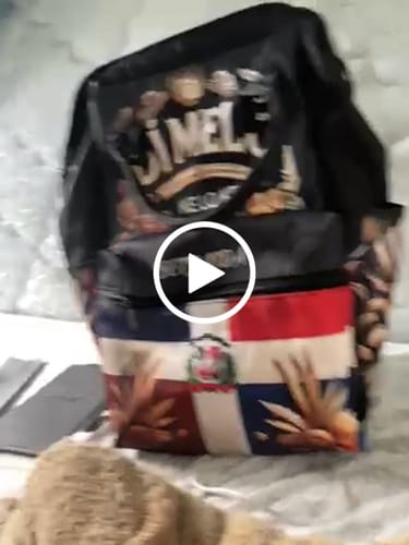 Customer video review of Dimelo Ke Lo Ke - Large Capacity Backpack, Duckbilled Backpack BPDOM03