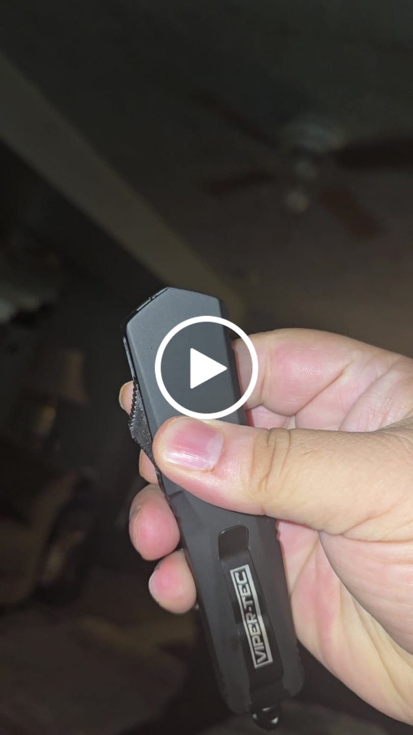 Customer video review of Black Ghost OTF Knife - Spartan Blade