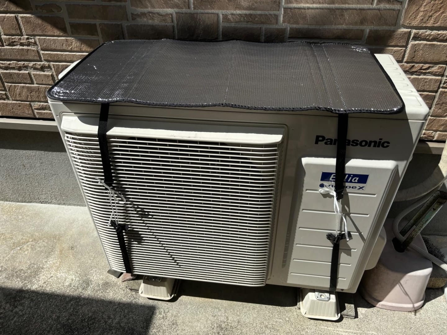 Customer photo review of Air Conditioner Protective Cover - (IMPORTED)