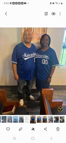 Customer photo review of Custom Baseball Jersey Stitched Personalized Baseball Sports Uniform For Men Women Boy