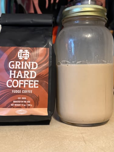 Customer photo review of PREMIUM FUDGE BLEND COFFEE