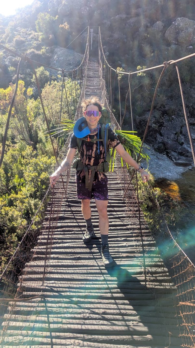 Customer photo review of 55 + 5L Hiking Backpack