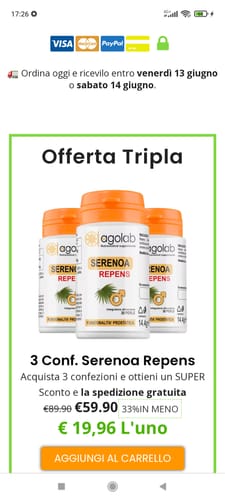 Customer photo review of 3 Conf. Serenoa Repens