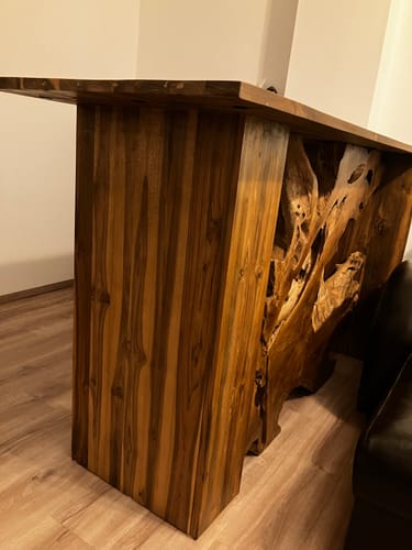 Customer photo review of Wurzelholz Bar SAMBA 175 cm