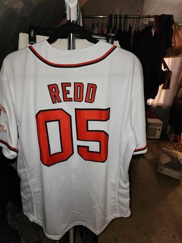 Customer photo review of Custom Black White Classic Style Authentic Baseball Jersey