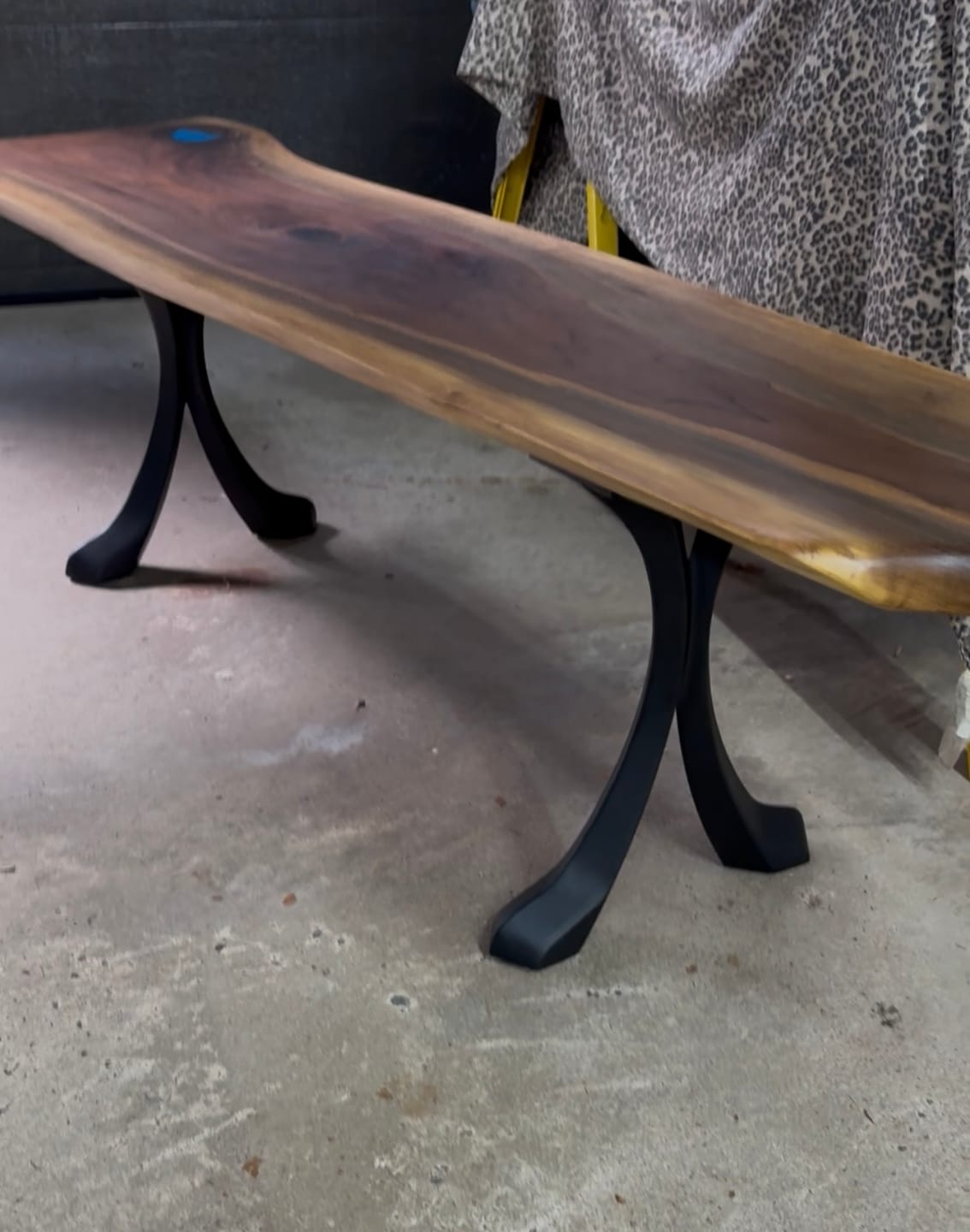 Customer photo review of Bench Legs 109 Xeni 16H Mid-Century Modern Style