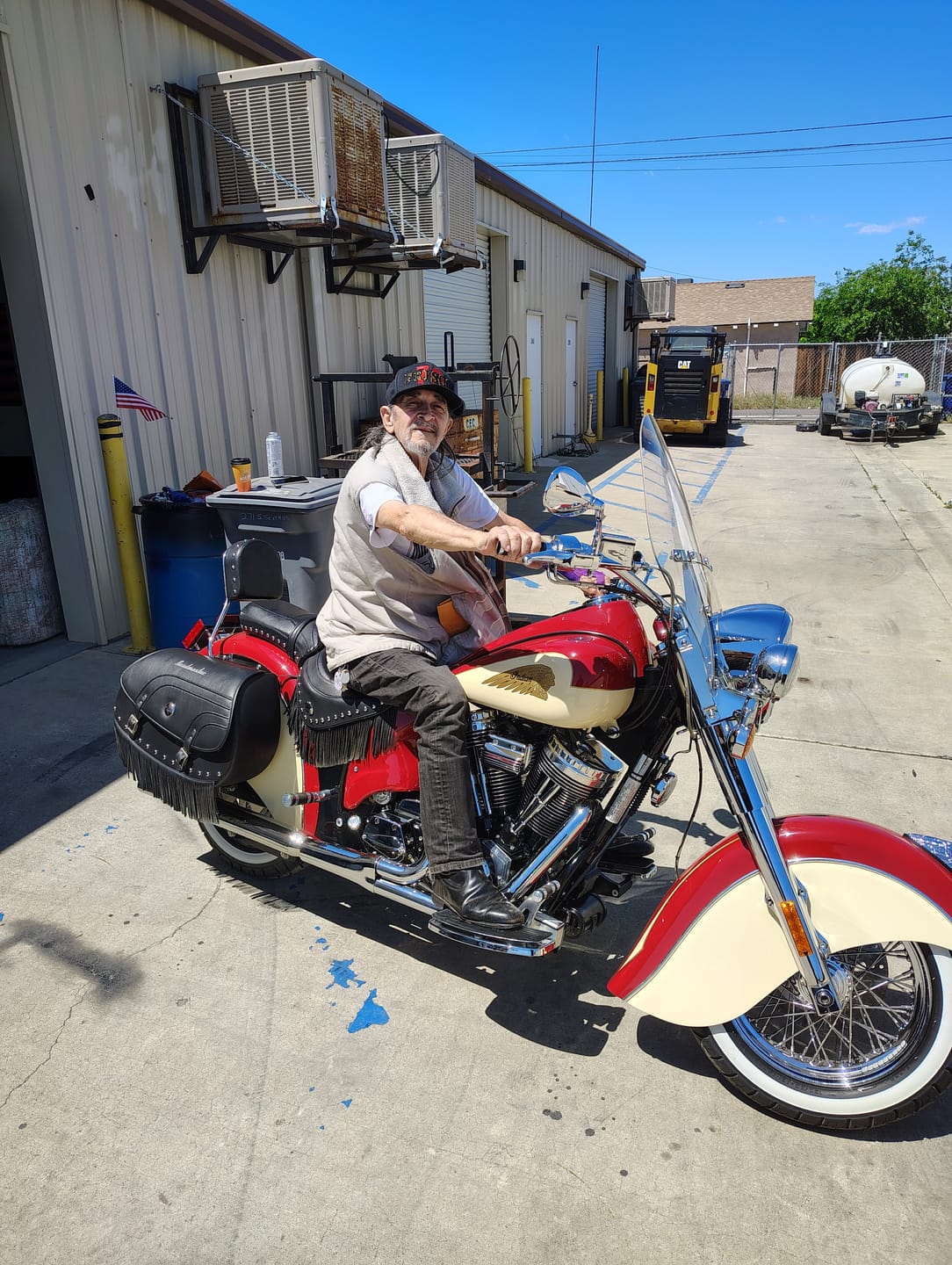 Customer photo review of Motorcycle Wrist Support - Ride Without Wrist Pain