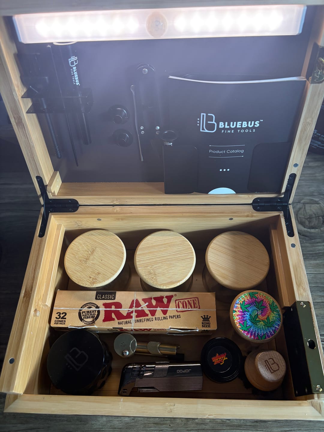 Customer photo review of DISCOVERY 2.0 Storage Stash Box with Fingerprint Lock