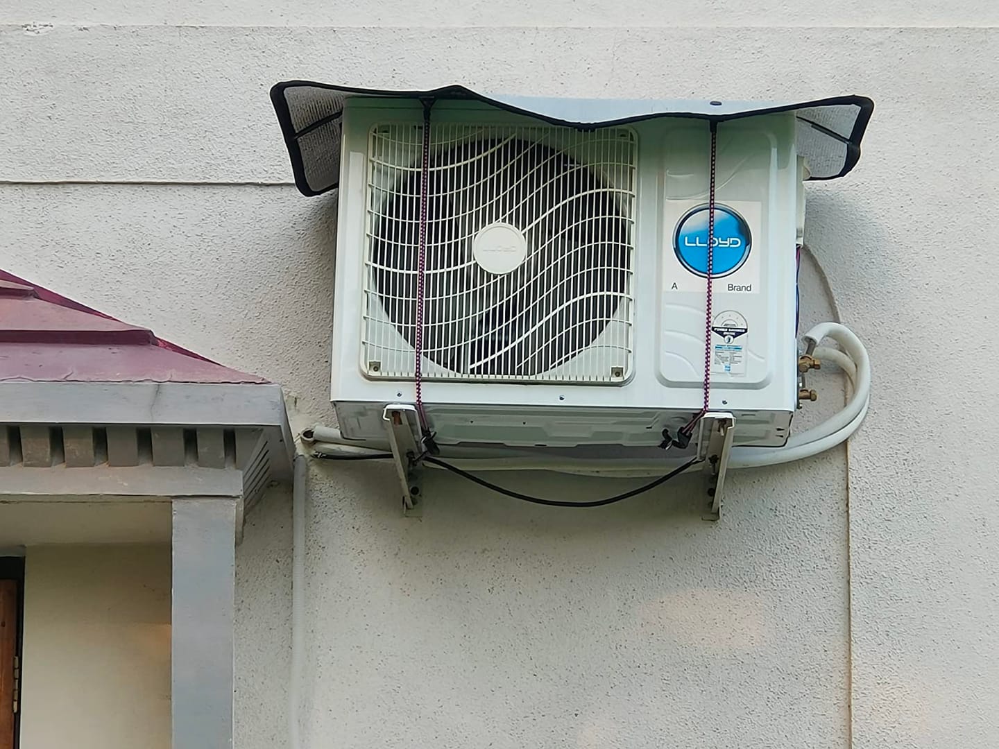 Customer photo review of Air Conditioner Protective Cover - (IMPORTED)