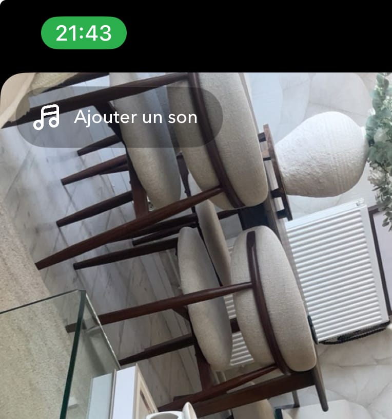 Customer photo review of Silla de comedor nórdica acero nogal Olimpo