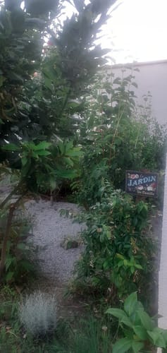 Customer photo review of Mon jardin - Outdoor-Pancarte de porte