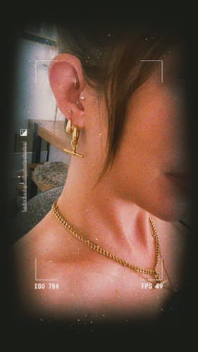 Customer photo review of The Evie Essential Hoops