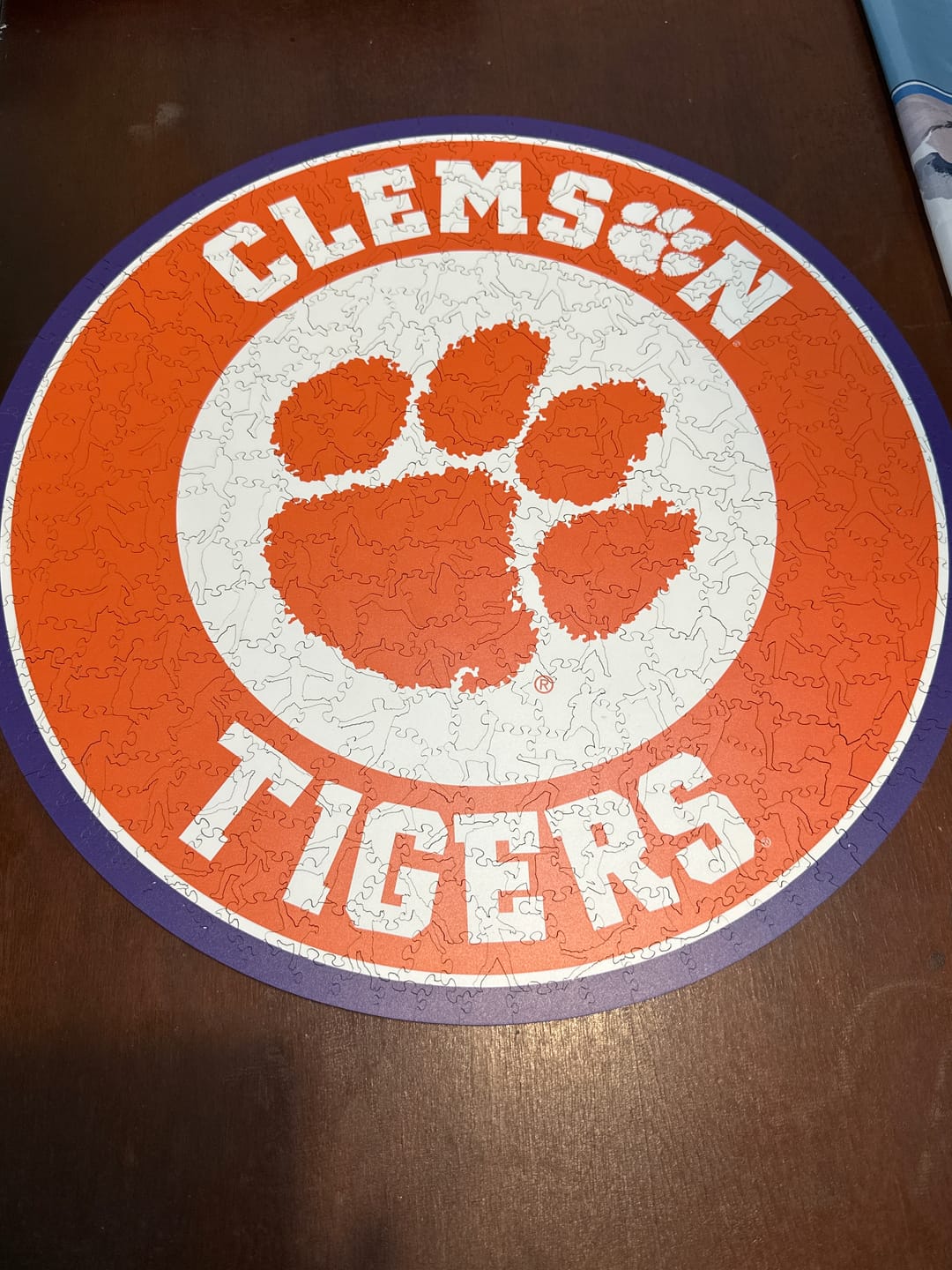 Customer photo review of Clemson University - Wooden Puzzle