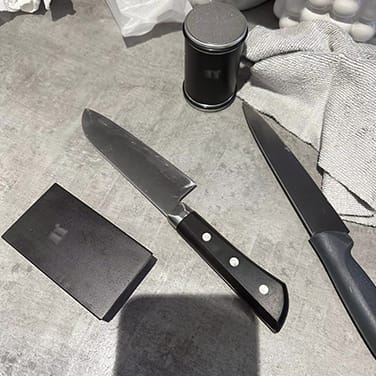 Customer photo review of NOVARA DIAMOND ROLLING KNIFE-SHARPENER SET