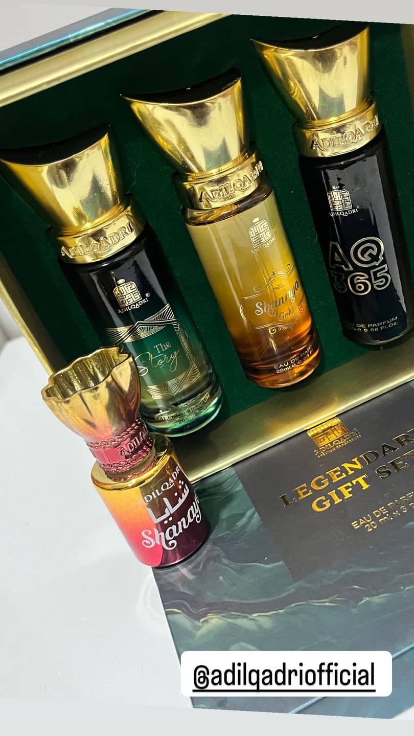Customer photo review of Legendary Gift Set 3 Pcs Set of Premium Perfume Spray
