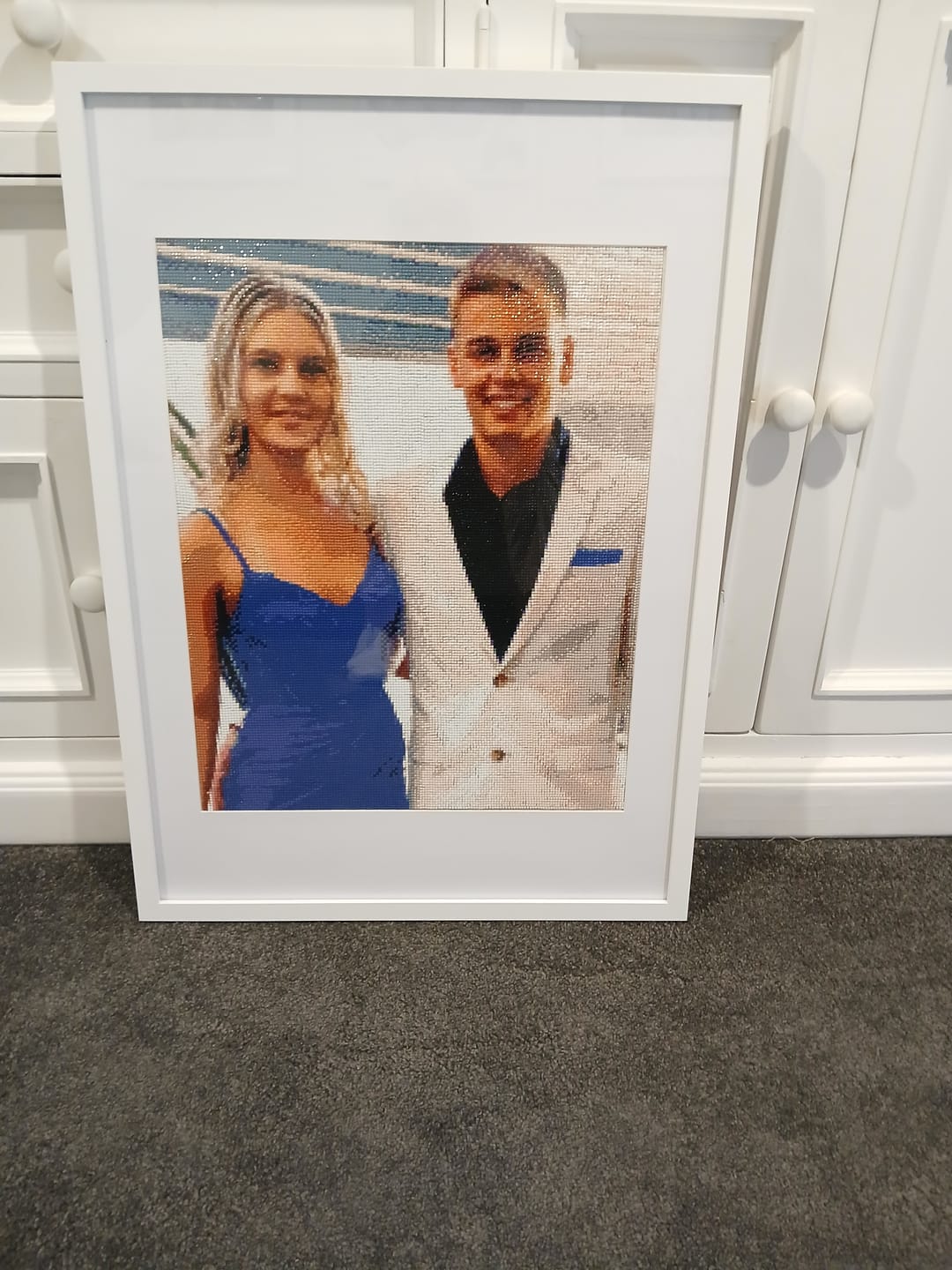 Customer photo review of Custom Diamond Painting