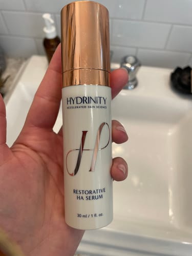 Customer photo review of Hydrinity Restorative HA Serum