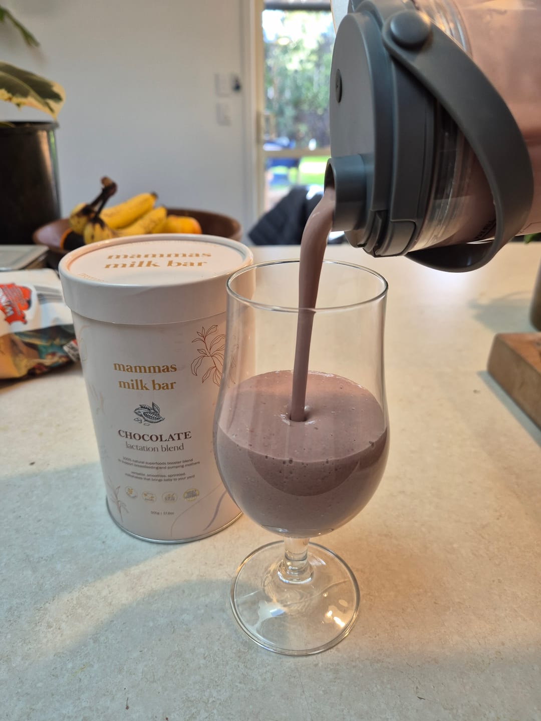 Customer photo review of Chocolate Lactation Blend