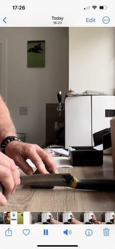 Customer photo review of NOVARA DIAMOND ROLLING KNIFE-SHARPENER SET