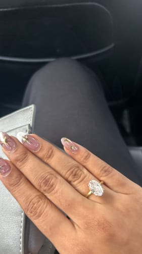 Customer photo review of WIFEY RING - Fine Silver