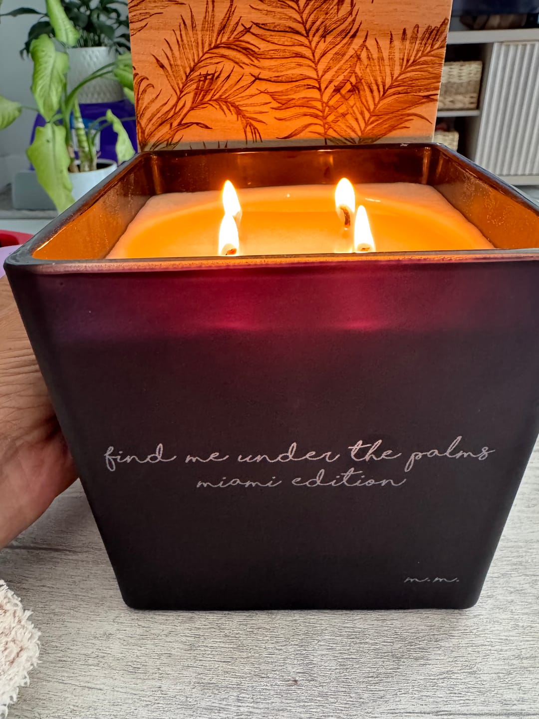 Customer photo review of DESIGN YOUR OWN CANDLE