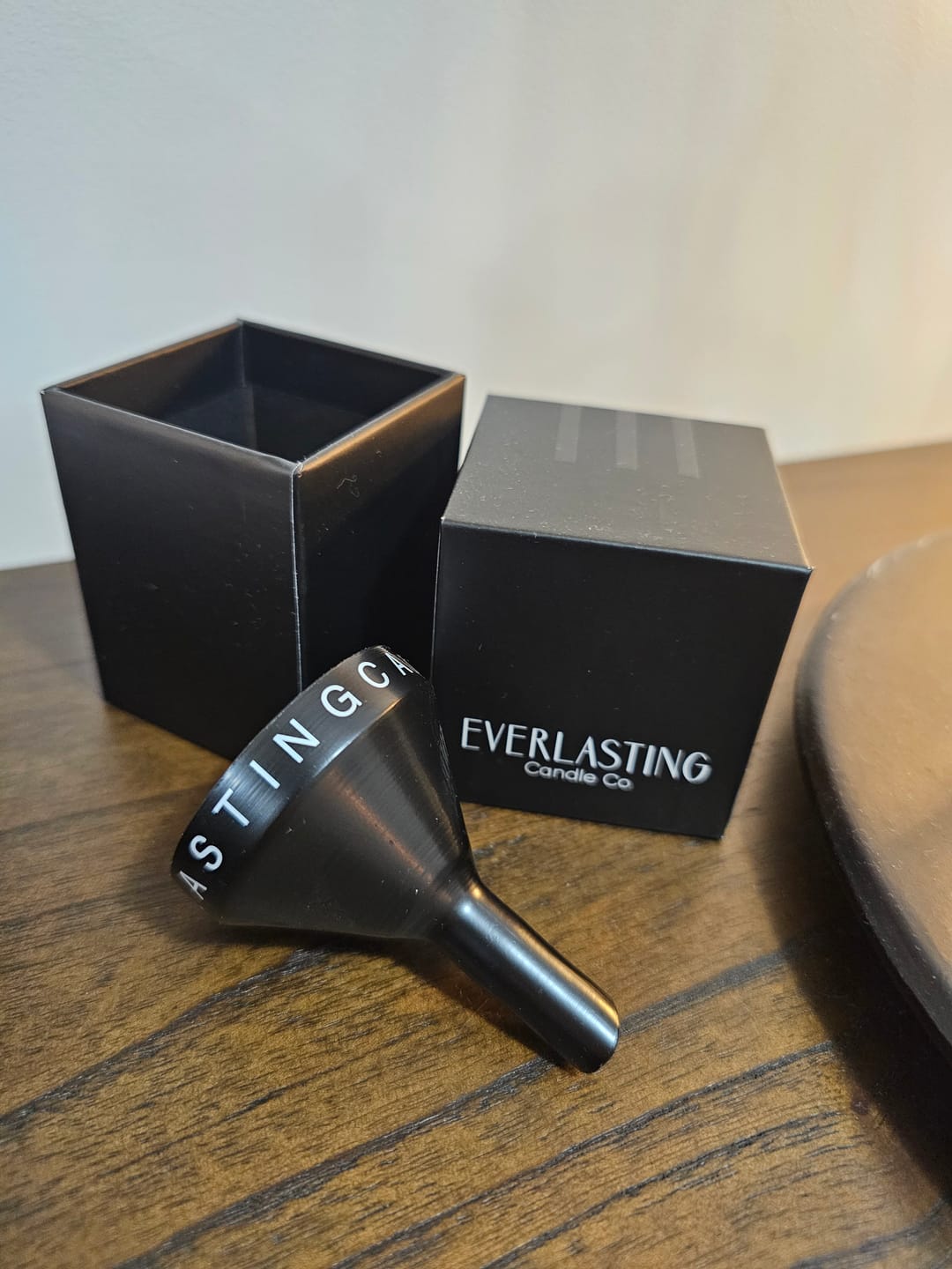 Customer photo review of Black Steel Funnel