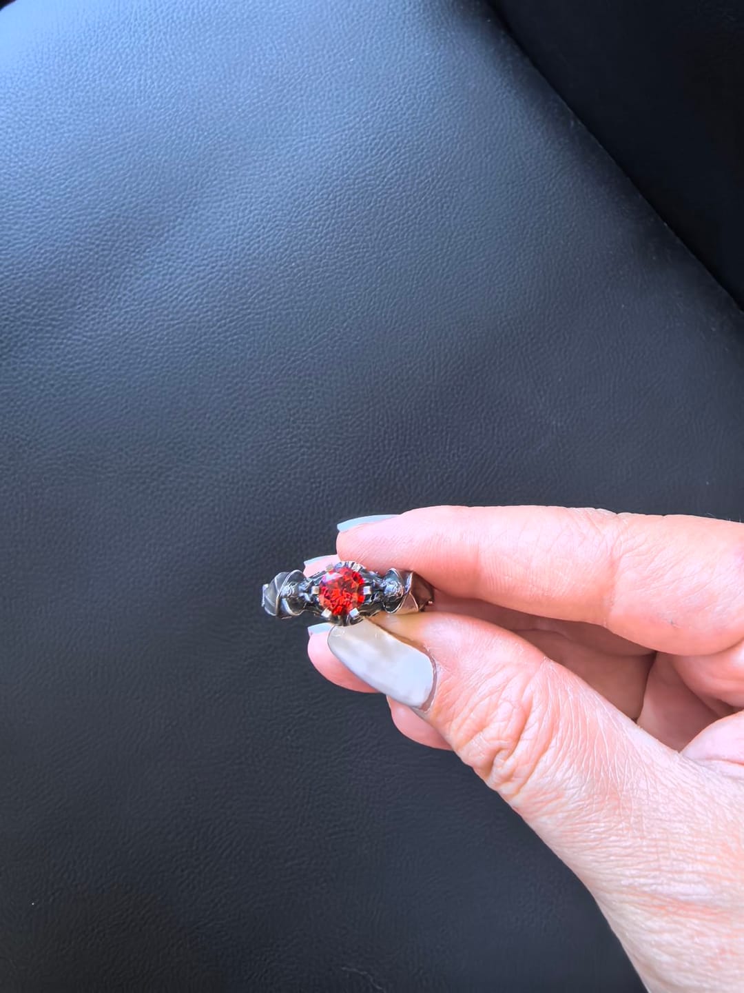 Customer photo review of Vampire Bat Ring