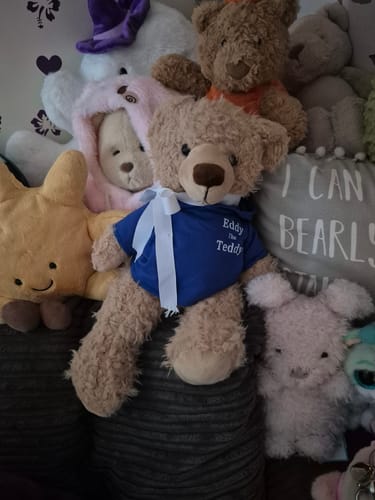 Customer photo review of Eddy The Teddy Bear