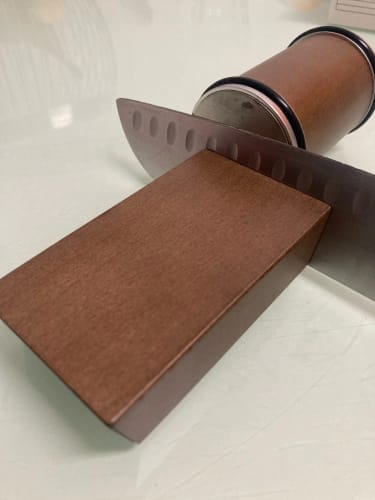 Customer photo review of NOVARA DIAMOND ROLLING KNIFE-SHARPENER SET