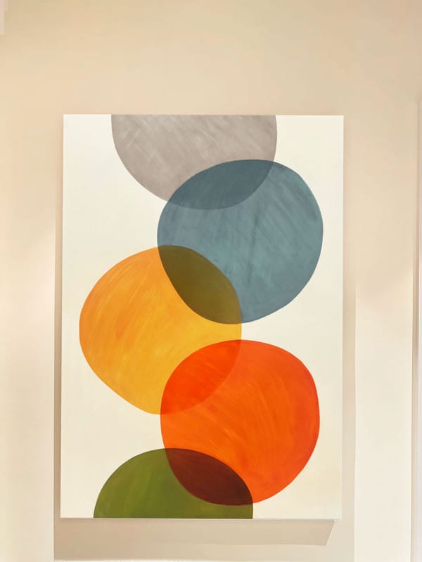 Customer photo review of Colorful Abstract Painting Canvas #AP122
