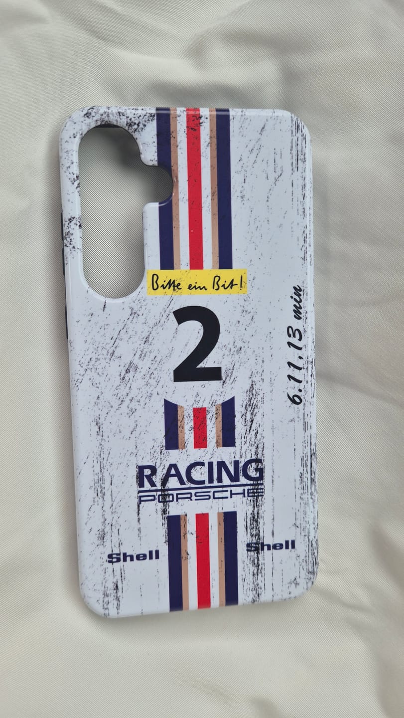 Customer photo review of 956K #2 Bellof Rekordrunde Nordschleife 1983 Livery - Individuelle Premium Hülle für Samsung