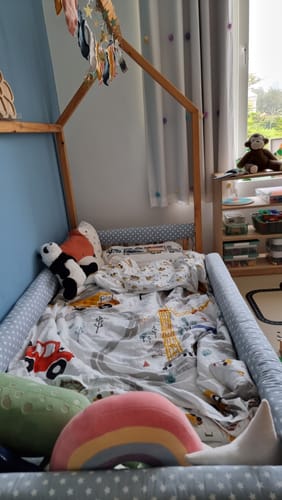 Customer photo review of Karaca Home Young Race 100% Cotton Fitted Single Duvet Cover Set 200.22.14.0123