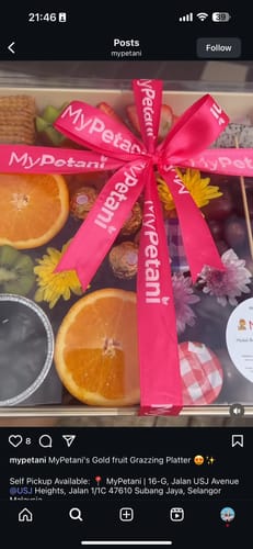 Customer photo review of Dusun Signature Fruit Grazing Platter [Malaysia]