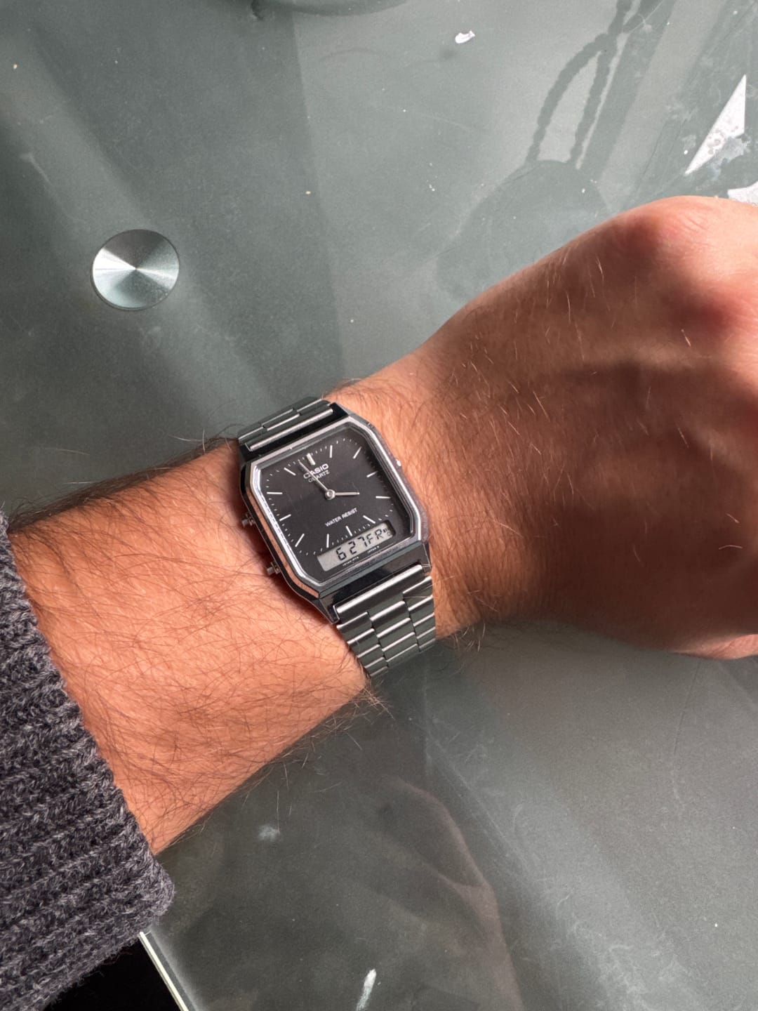 Customer photo review of Reloj Casio Vintage AQ-230A-1DMQ Dial Negro