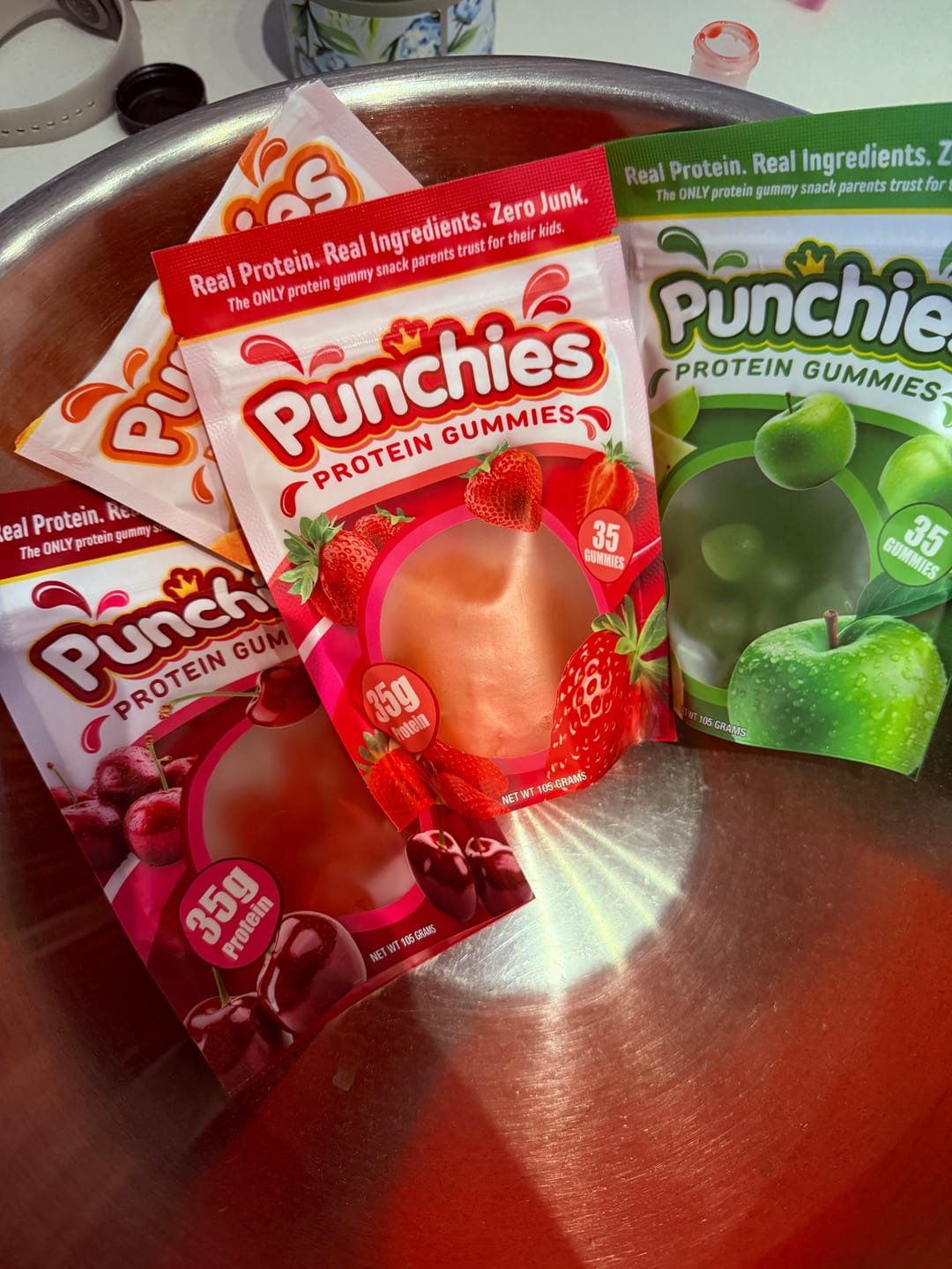 Customer photo review of Protein Gummies for Kids