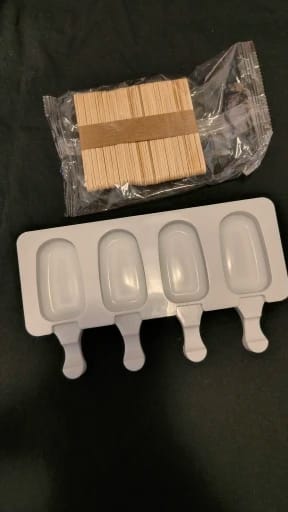 Customer photo review of Food Grade Silicone Popsicle Molds