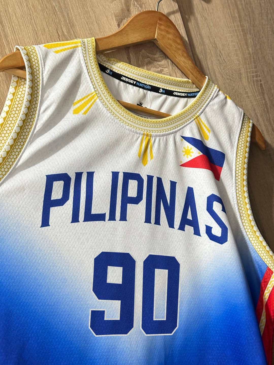 Customer photo review of Philippines 'Luzviminda' Custom Basketball Jersey