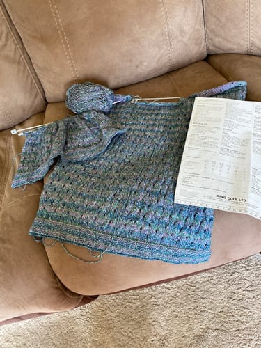 Customer photo review of Ladies Mystery Knitting Box (Bi-Monthly)