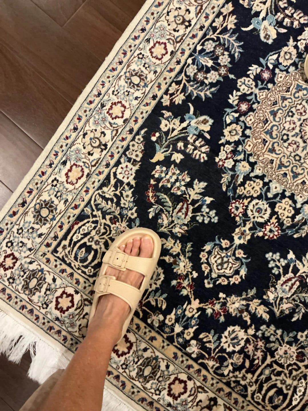 Customer photo review of The Snuggi Slippers™