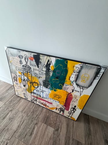 Customer photo review of Modern Graffiti Wall Art
