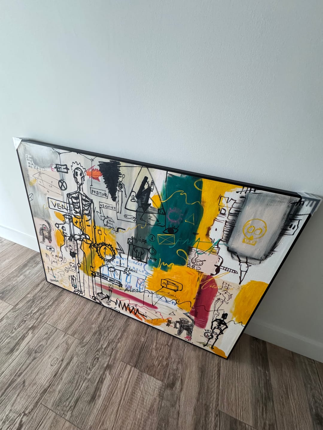 Customer photo review of Modern Graffiti Wall Art