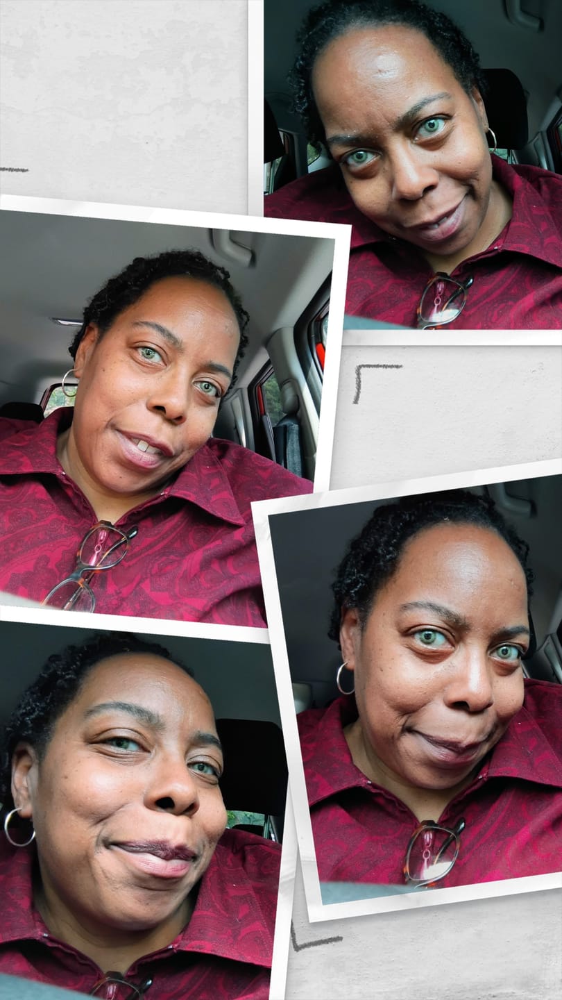 Customer photo review of New York Green Colored Contact Lenses
