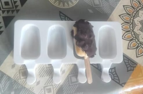 Customer photo review of Food Grade Silicone Popsicle Molds