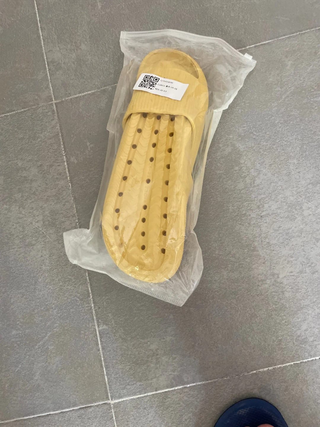 Customer photo review of The Snuggi Slippers™